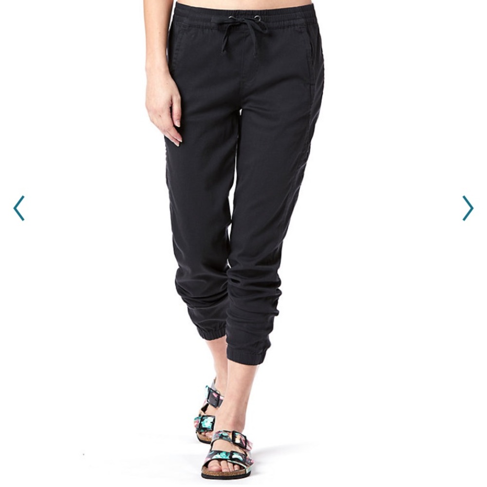 UNIONBAY black khaki drawstring joggers